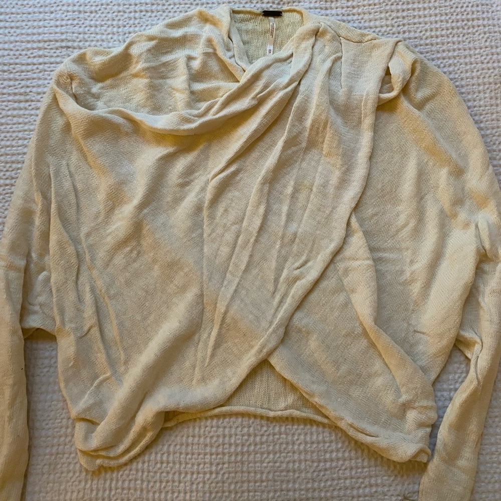 Free People Dolman Sleeve Wrap Sweater